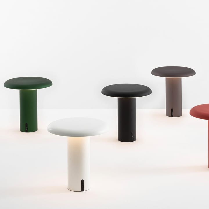 Takku bærbar bordlampe 19 cm, Anodized grey Artemide