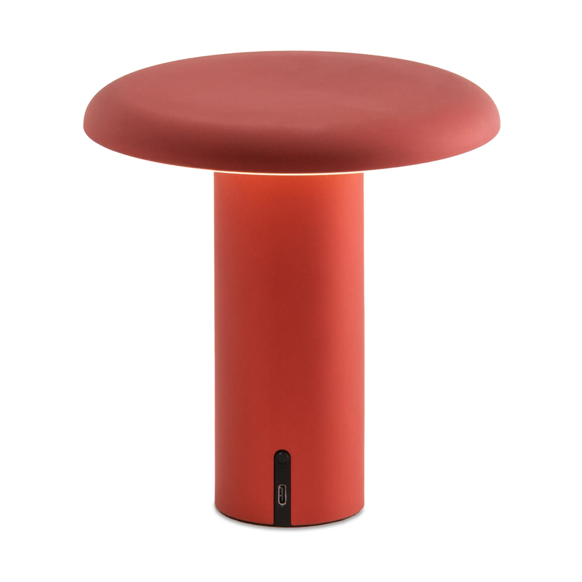 Takku bærbar bordlampe 19 cm, Anodized red Artemide