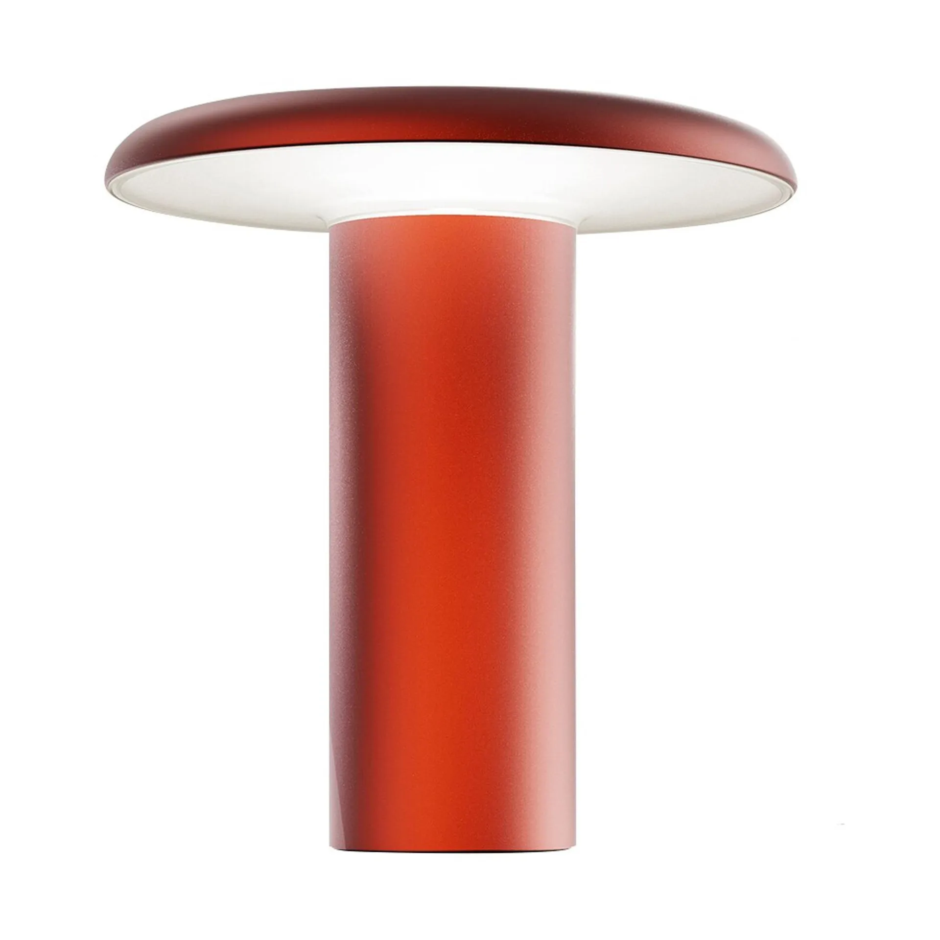 Takku bærbar bordlampe 19 cm, Anodized red Artemide