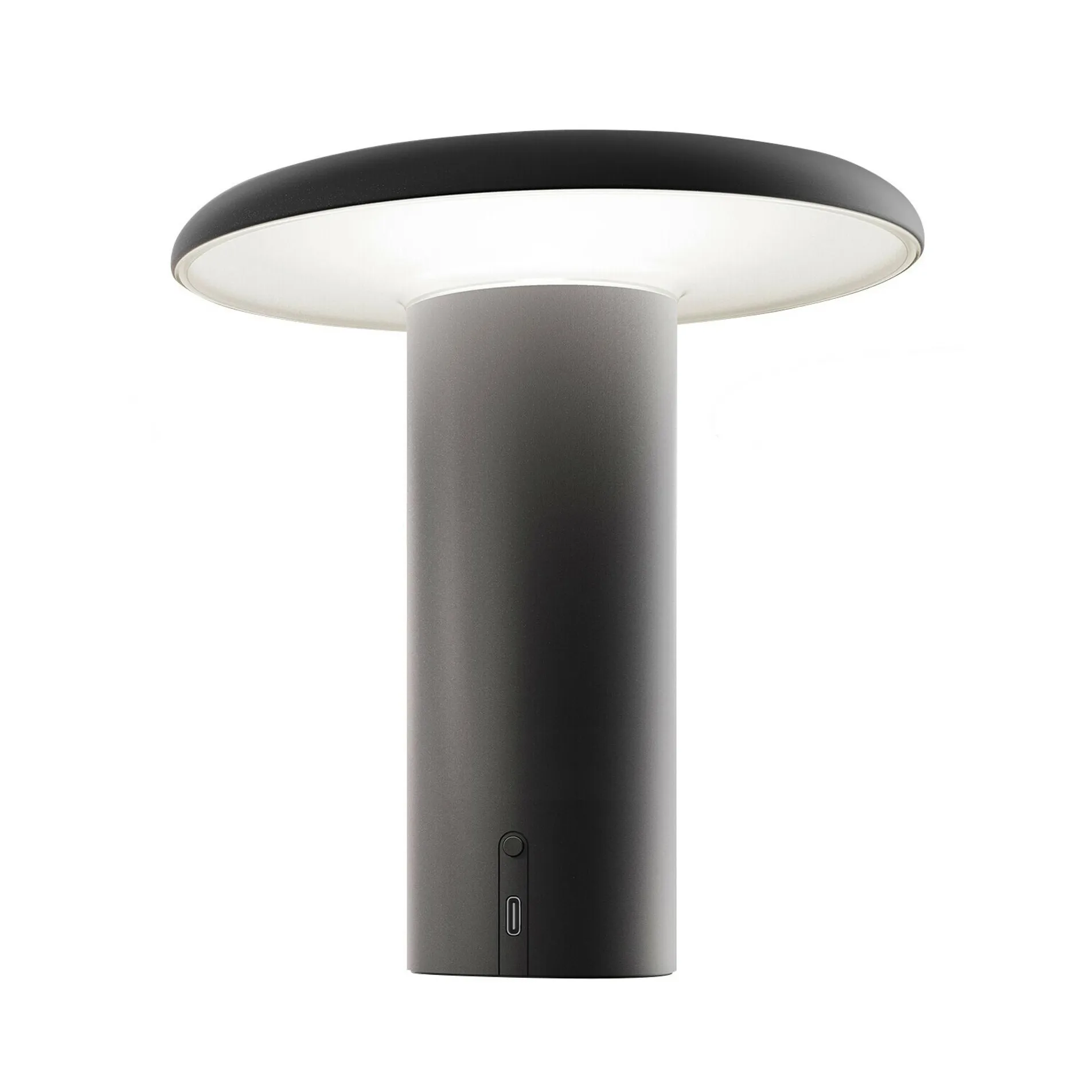 Takku bærbar bordlampe 19 cm, Varnished black Artemide