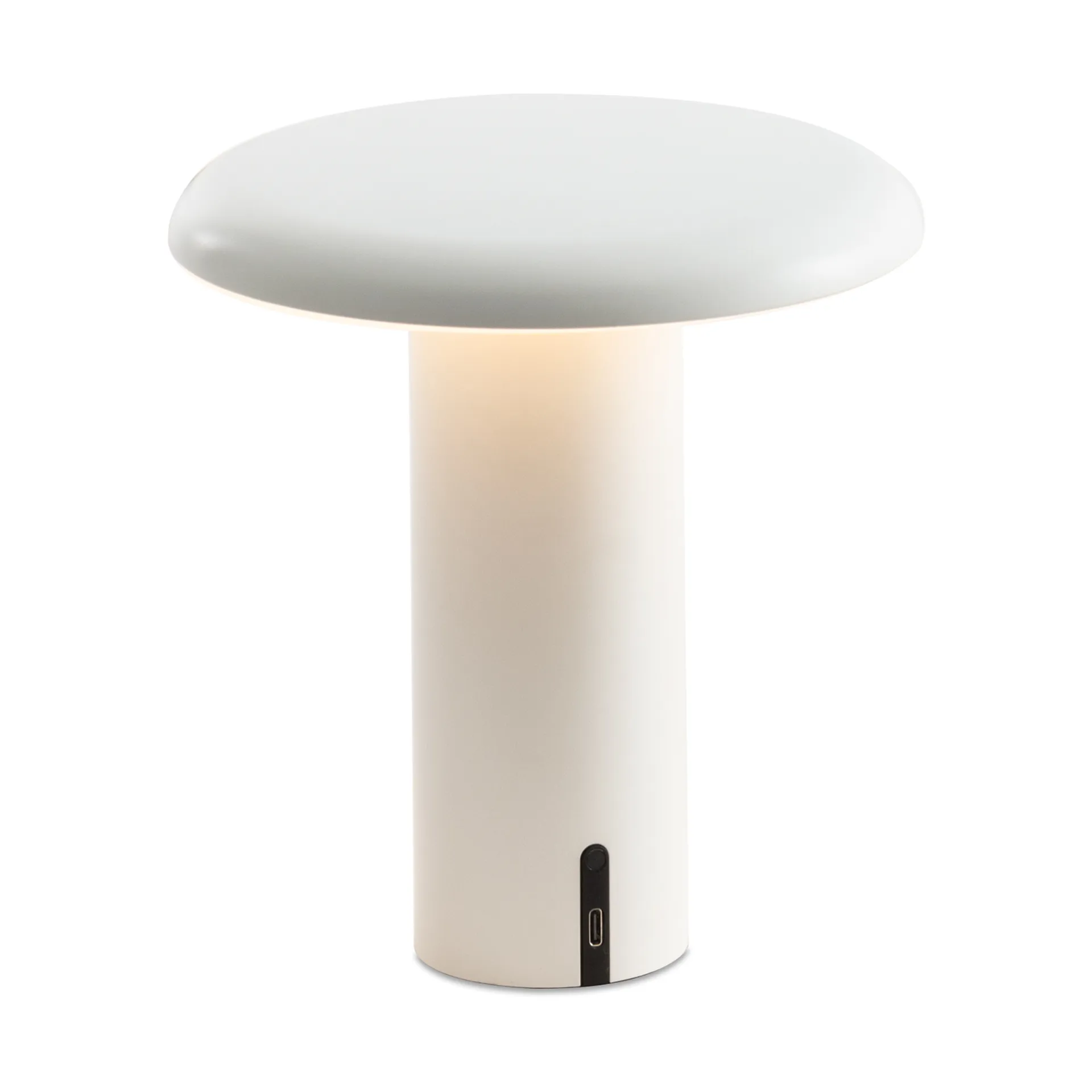 Takku bærbar bordlampe 19 cm, Varnished white Artemide
