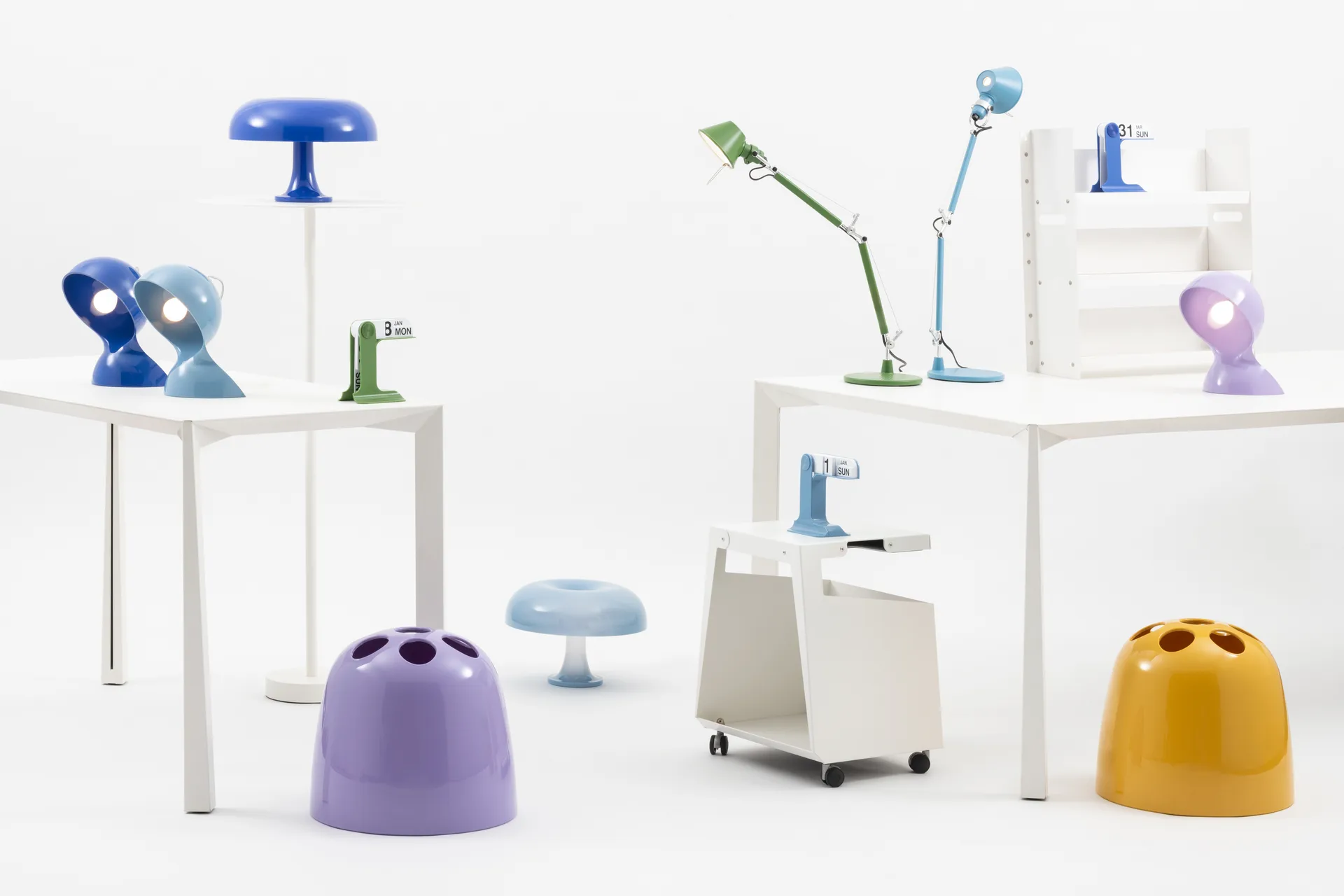 Timor evighedskalender, Light blue Artemide