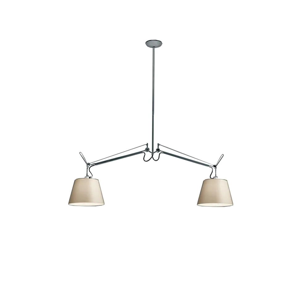 Tolomeo Basculante pendel Ø24 cm, pergament Artemide