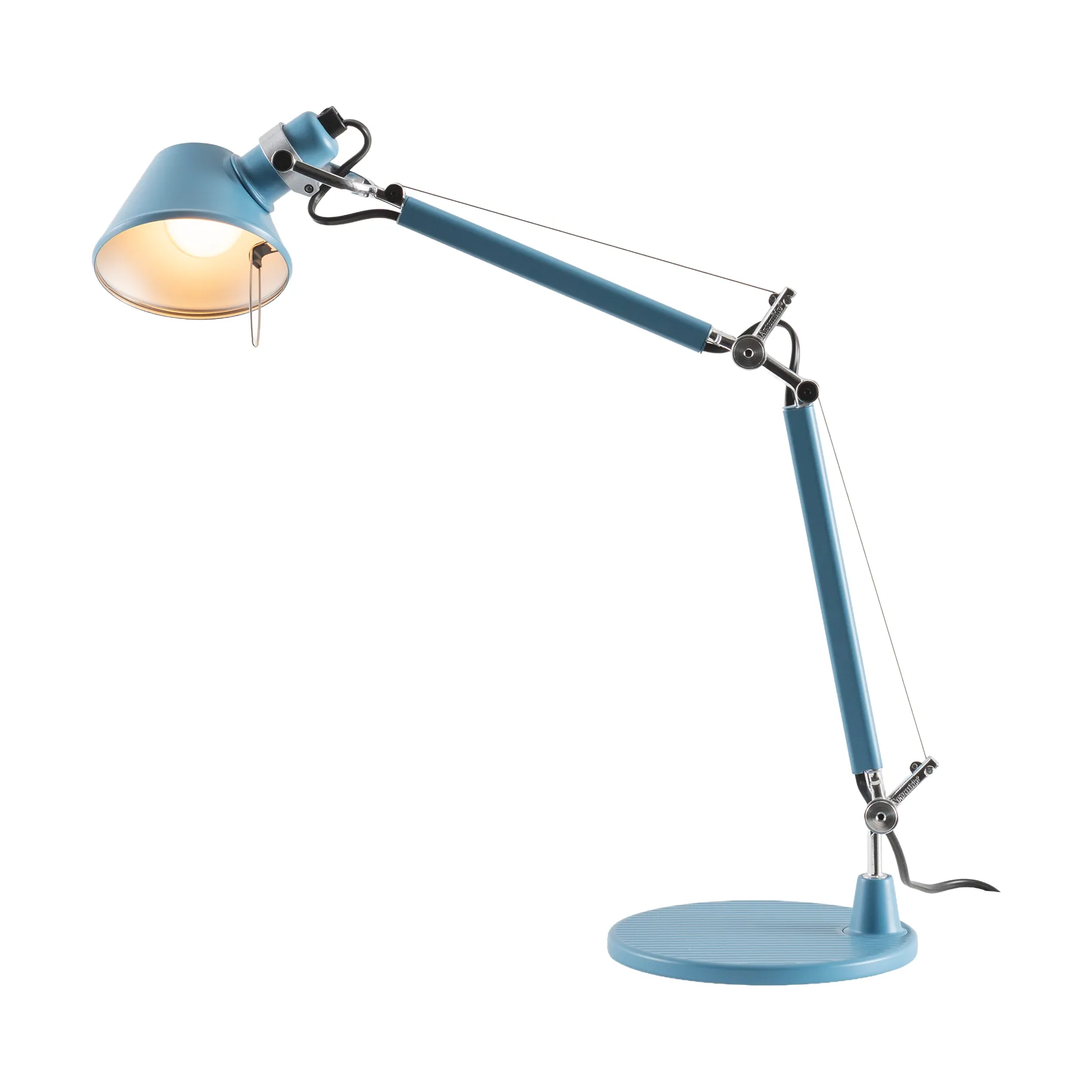 Tolomeo micro bordlampe, Light blue Artemide