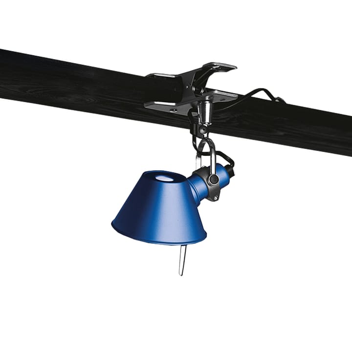 Tolomeo Micro Pinza væglampe klemmebeslag - blue - Artemide