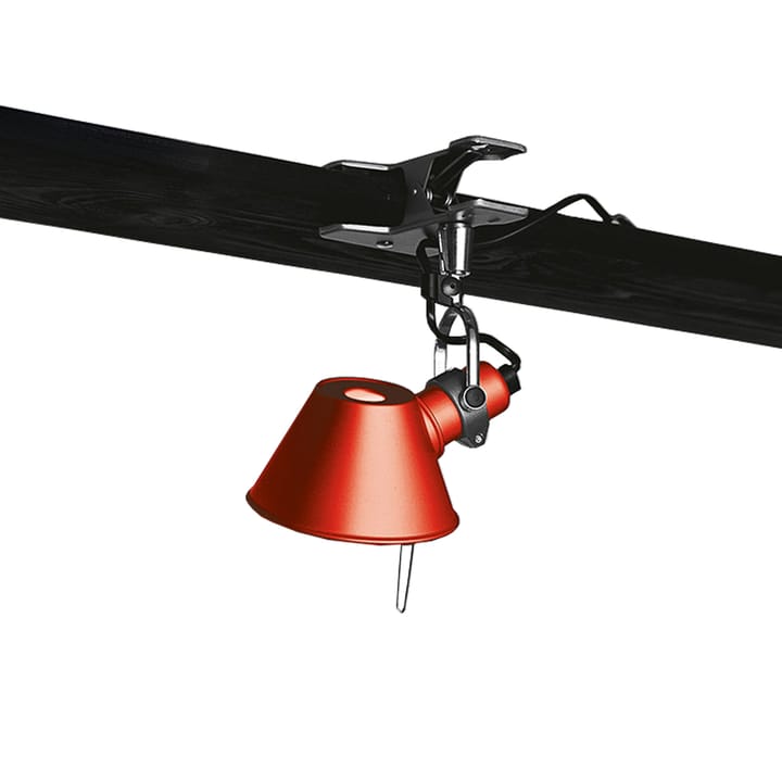 Tolomeo Micro Pinza væglampe klemmebeslag - red - Artemide