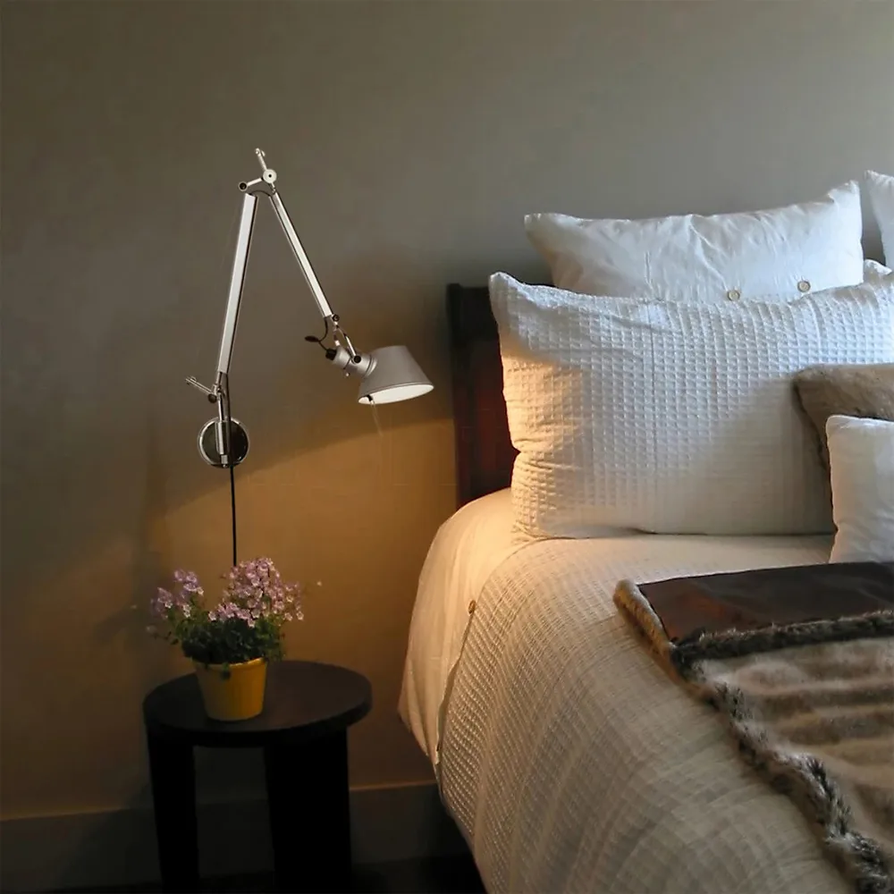 Tolomeo Micro væglampe - Aluminium,  Artemide