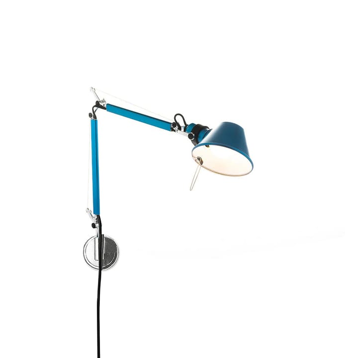 Tolomeo Micro væglampe - anodized blue - Artemide