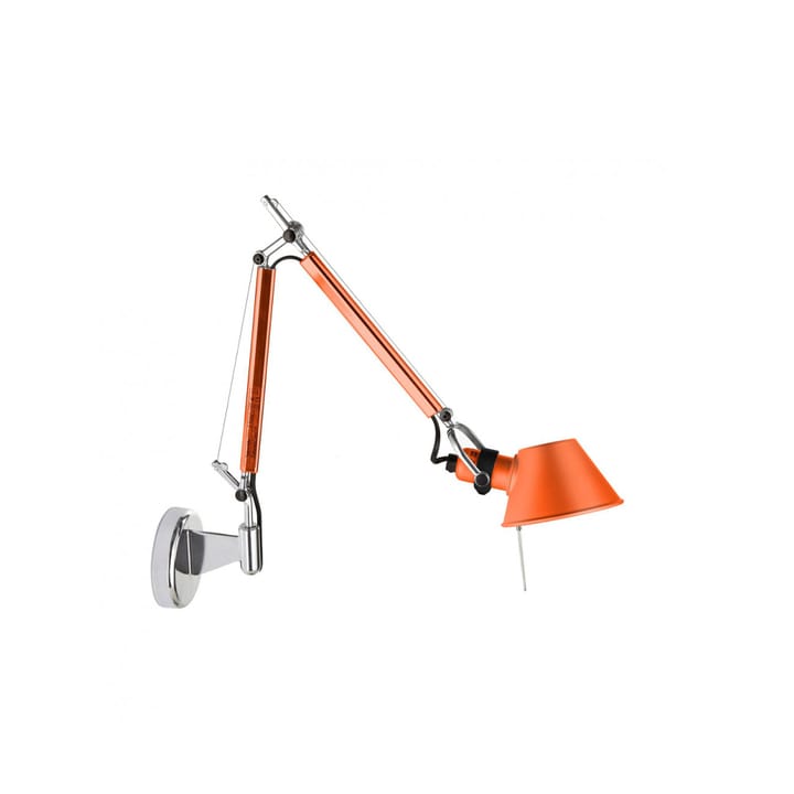 Tolomeo Micro væglampe - anodized orange - Artemide