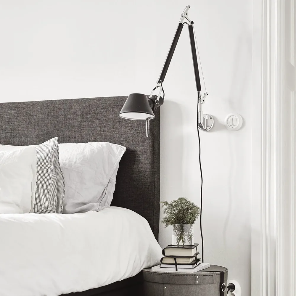 Tolomeo Micro væglampe, black Artemide