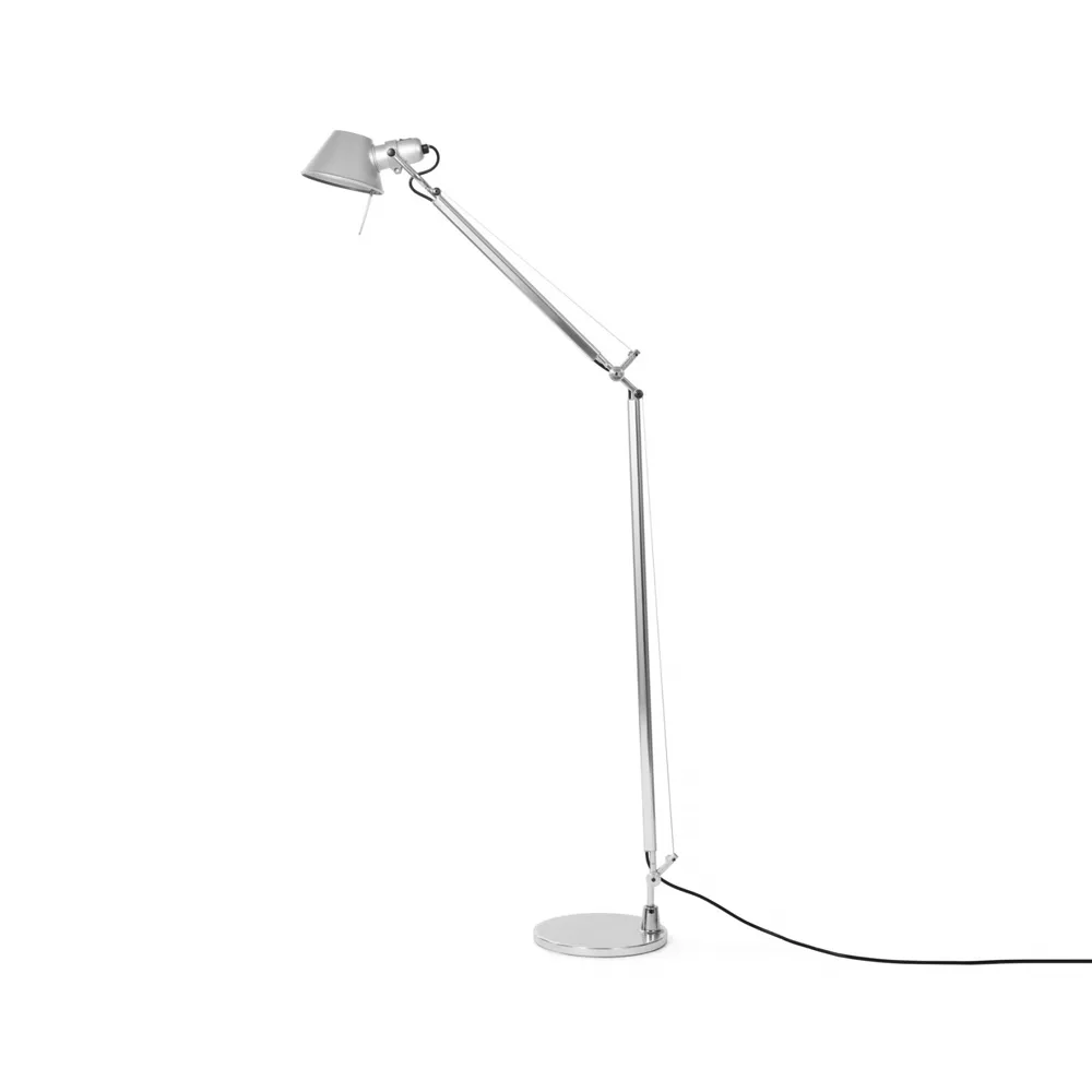 Tolomeo Reading gulvlampe E27, aluminium Artemide