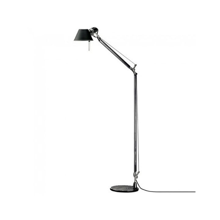 Tolomeo Reading gulvlampe E27 - sort - Artemide