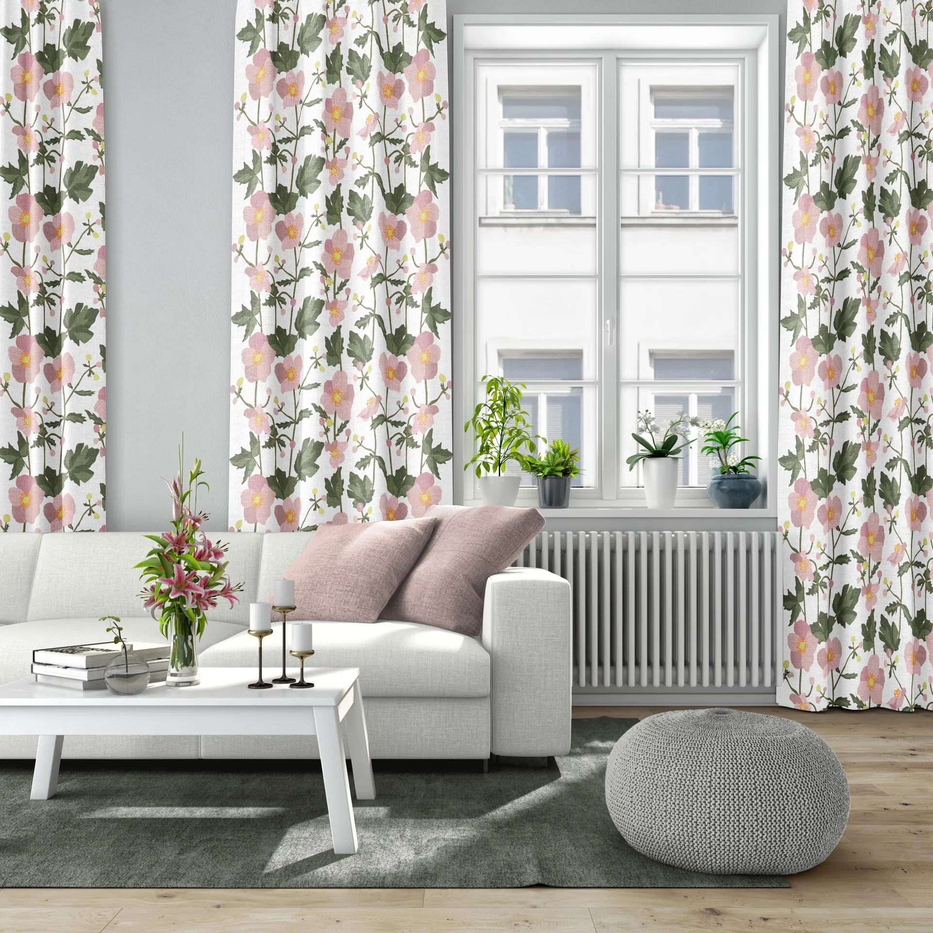 Anemon stof, Pink Arvidssons Textil