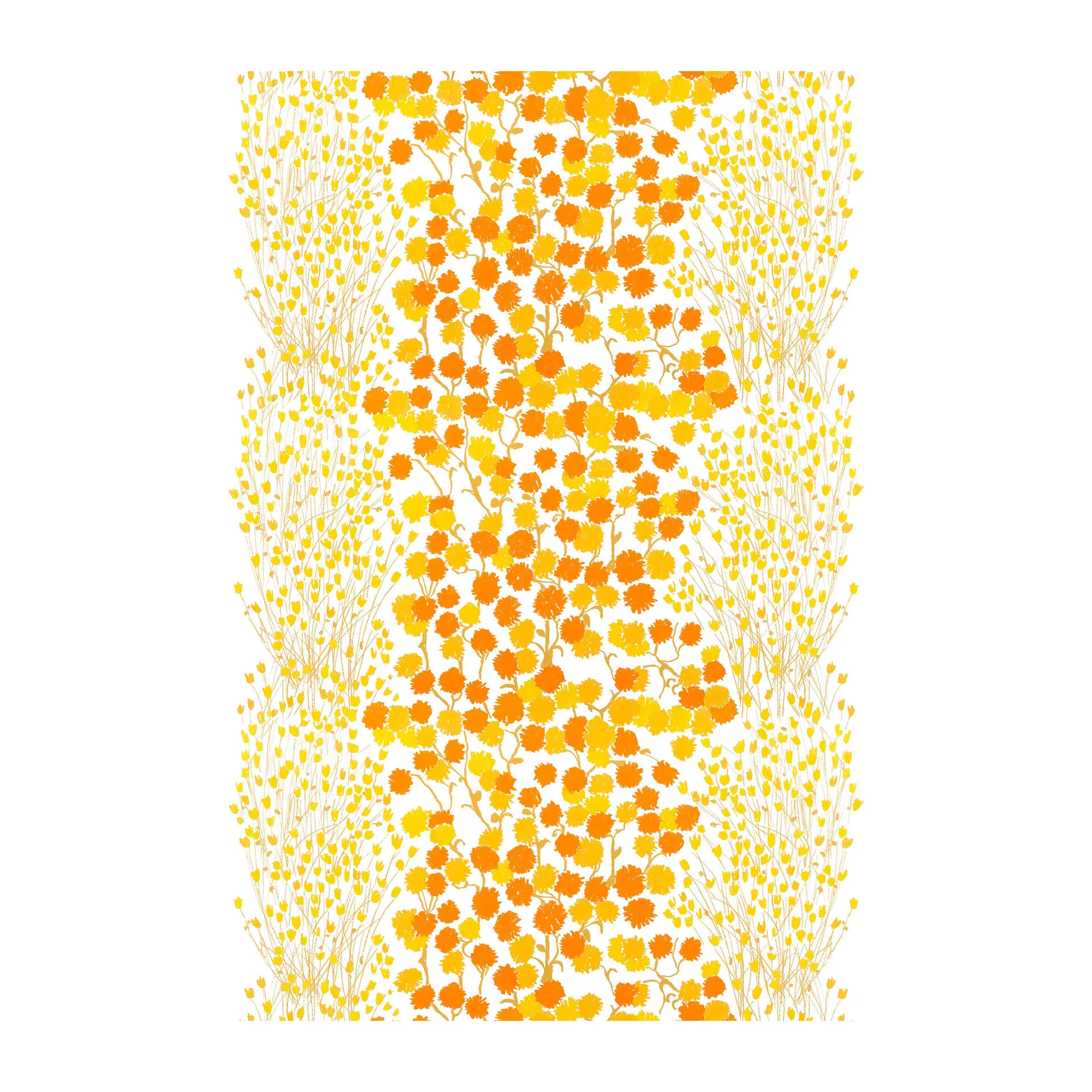 Ängen voksdug, Gul/Orange Arvidssons Textil