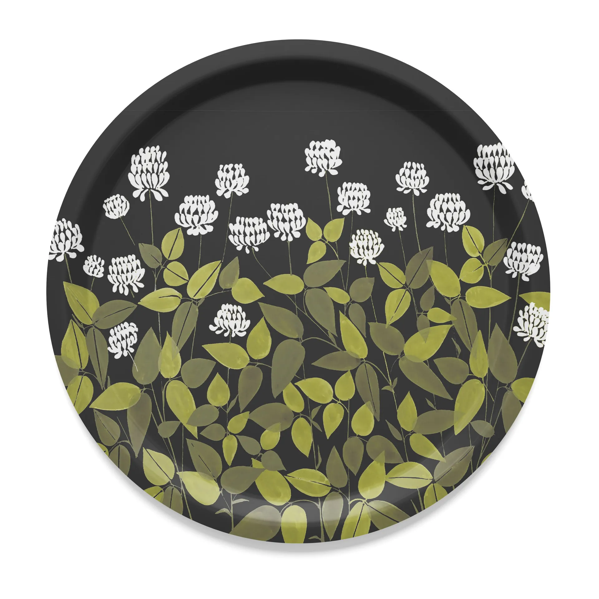 Ängsmark bakke Ø31 cm, Grøn/Sort Arvidssons Textil