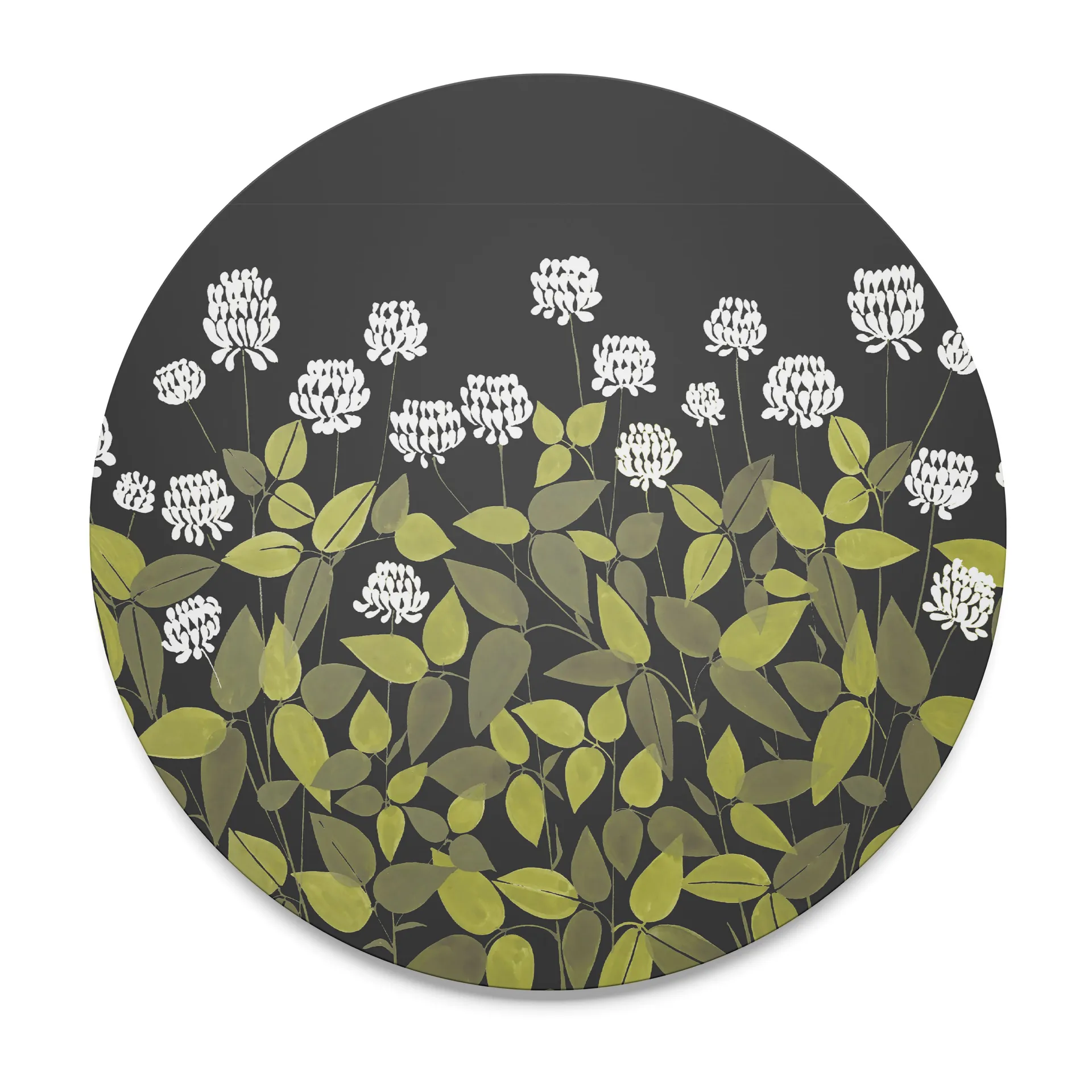 Ängsmark bordskåner, Grøn/Sort Arvidssons Textil