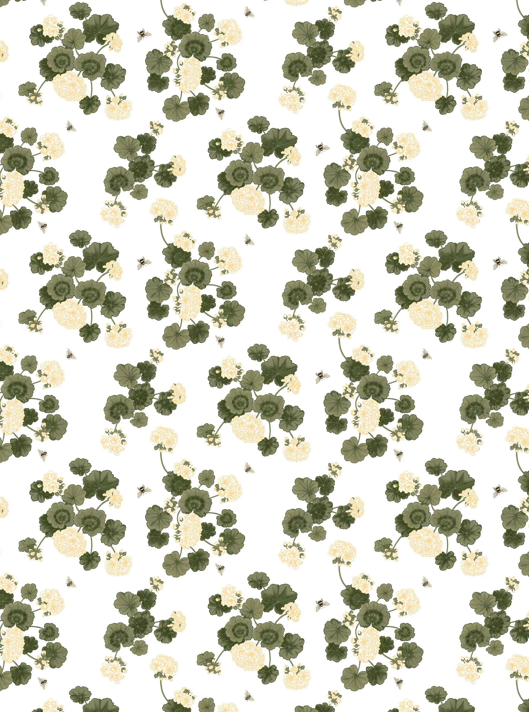 Astrid voksdug, Gul/Grøn Arvidssons Textil