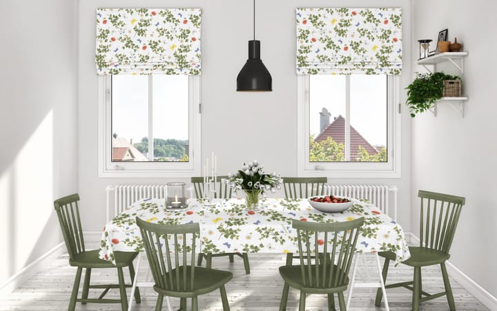 Björkäng stof, Grøn/Multi Arvidssons Textil