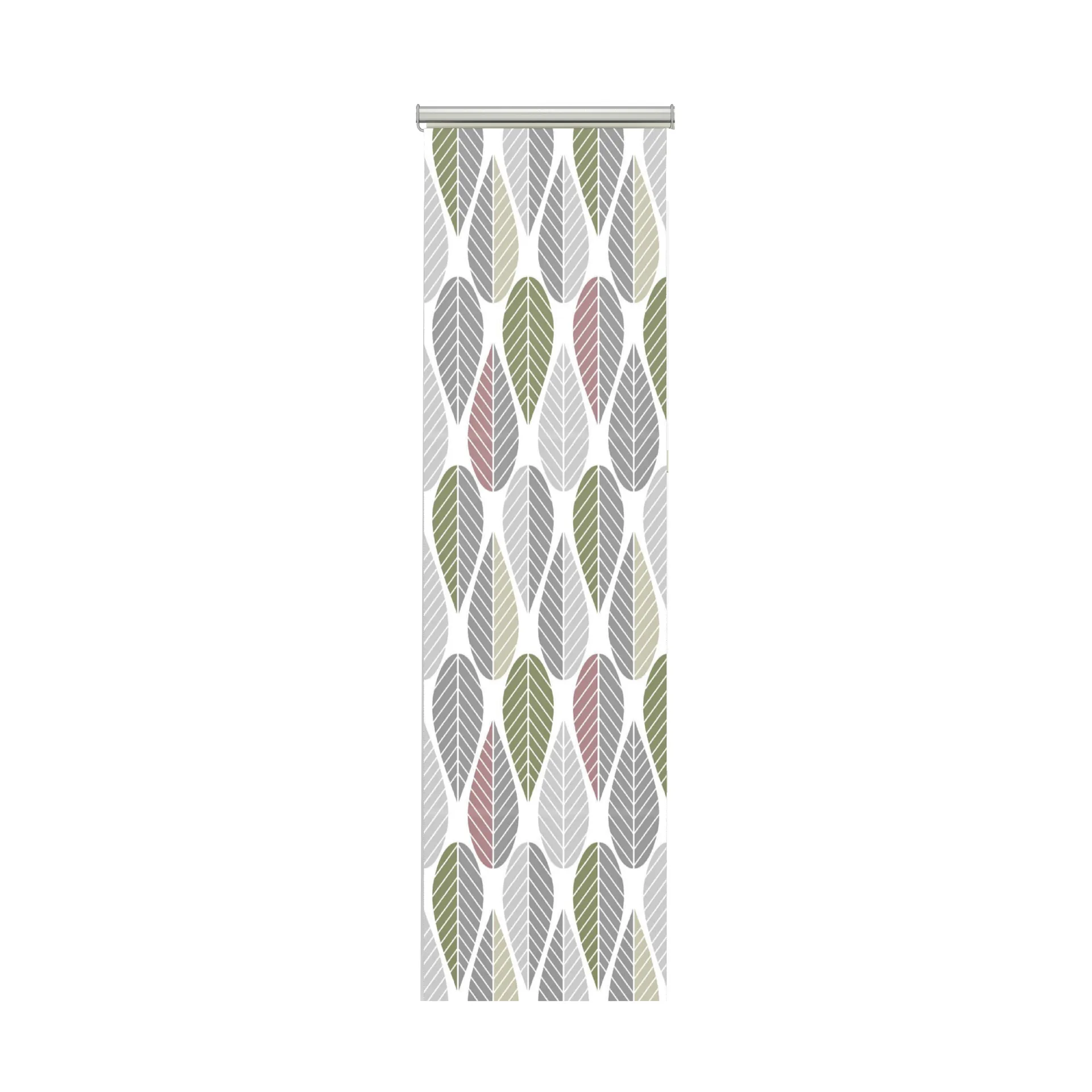 Blader panelgardin 2-pak, Pink Arvidssons Textil