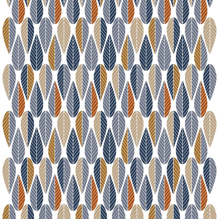 Blader tekstil - Blå - Arvidssons Textil