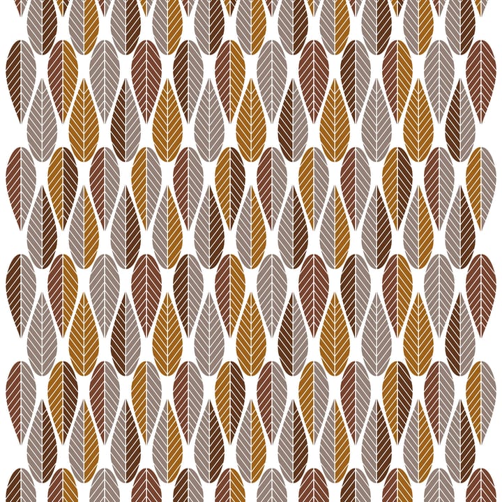 Blader tekstil - Rustbrun - Arvidssons Textil