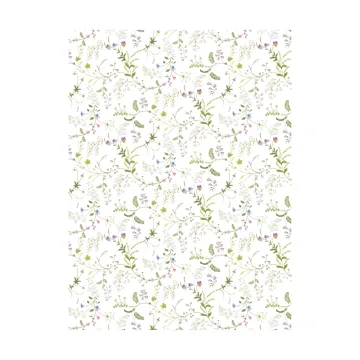 Blomsteryra stof - Grøn - Arvidssons Textil