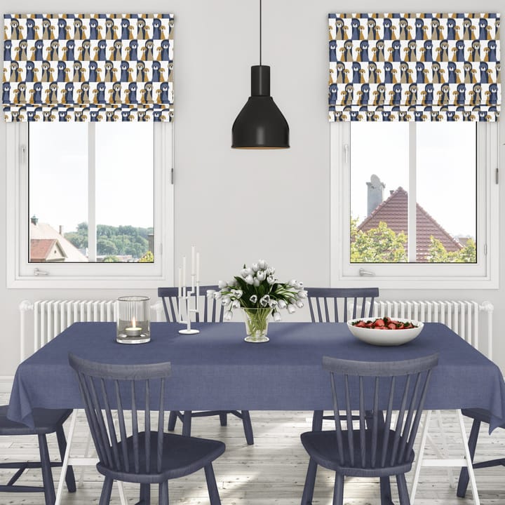 Buster stof, Blå/Beige Arvidssons Textil