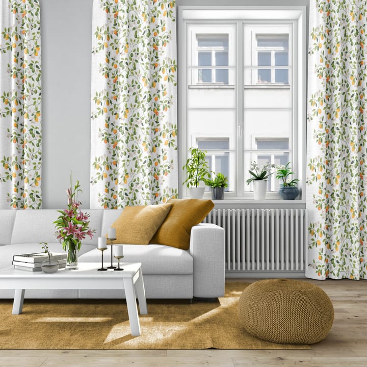 Citrusträdet stof, Grøn/Grøn Arvidssons Textil