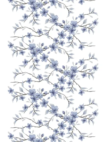 Fägring stof - Blå - Arvidssons Textil