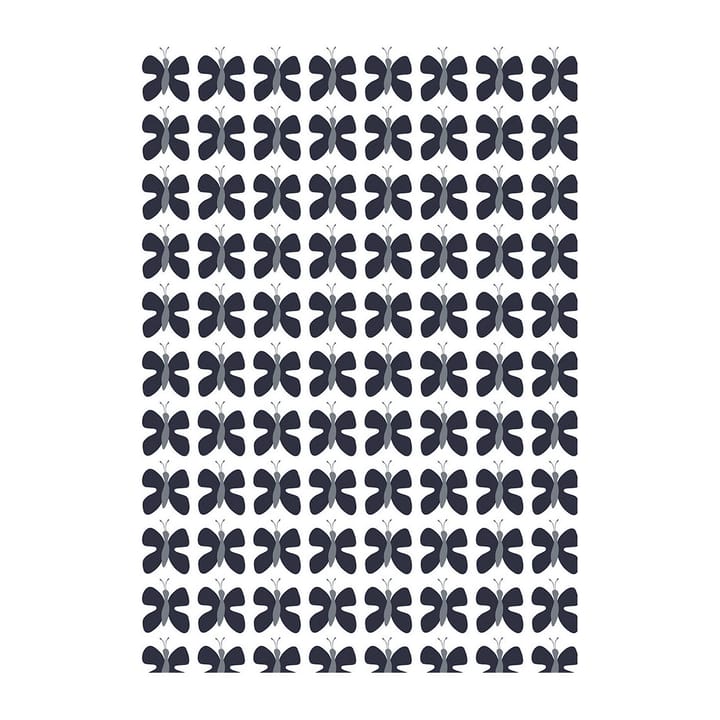 Fjäril Mini stof - Blå - Arvidssons Textil