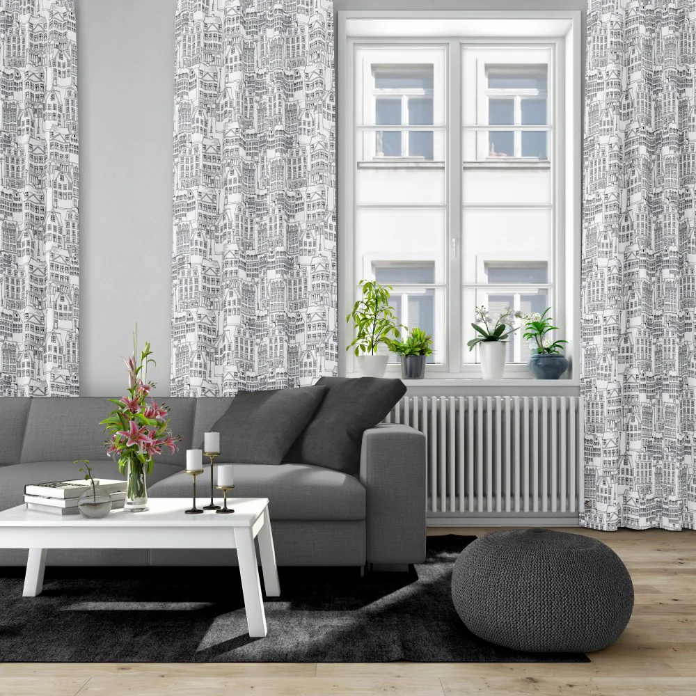 Gamlastan stof, Sort-hvid Arvidssons Textil