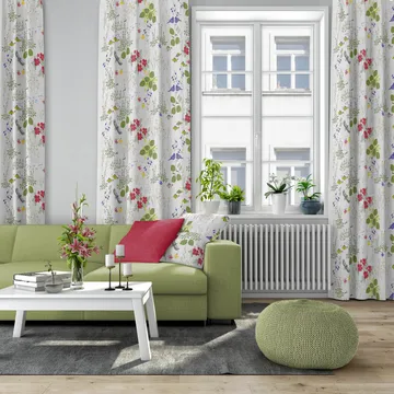 Himlajorden tekstil - hvid - Arvidssons Textil