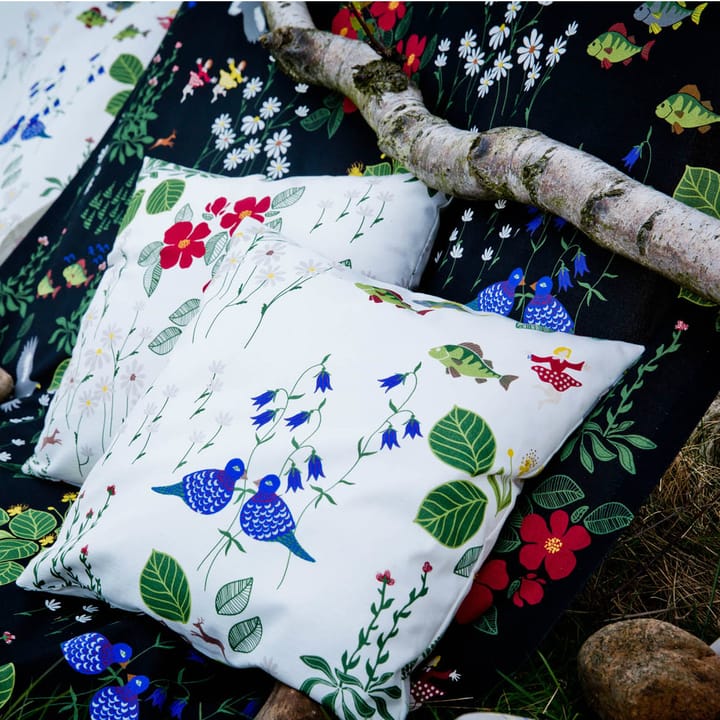 Himlajorden tekstil, sort Arvidssons Textil