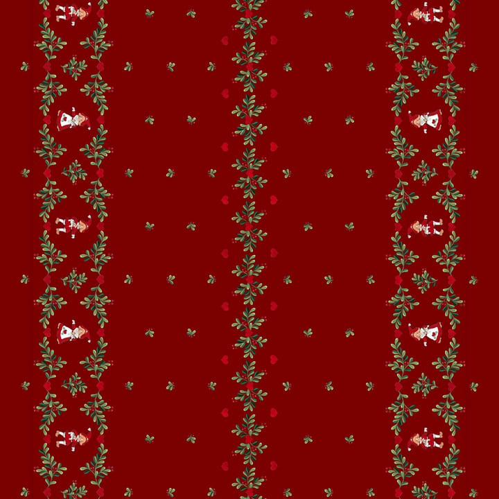 Hjärtans jul bort stof - Rød - Arvidssons Textil