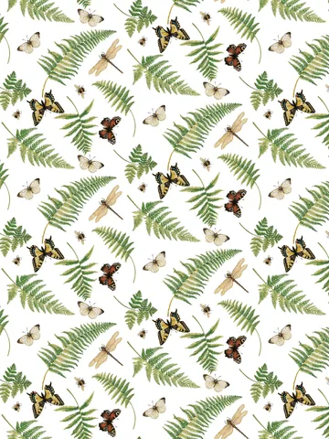 Humlan stof - Grøn - Arvidssons Textil