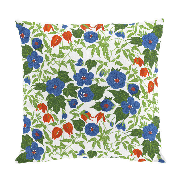 Husknuten pudebetræk 47x47 cm - Blå - Arvidssons Textil