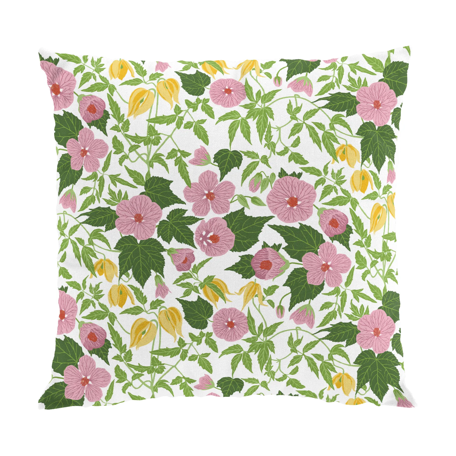 Husknuten pudebetræk 47x47 cm, Pink Arvidssons Textil