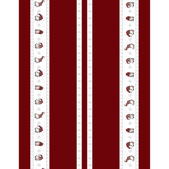 Julian og Co. julestof bort - Rød - Arvidssons Textil