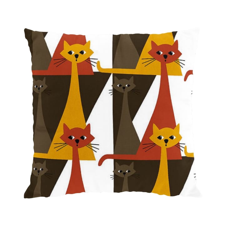 Kitty pudebetræk 47x47 cm - Brun - Arvidssons Textil