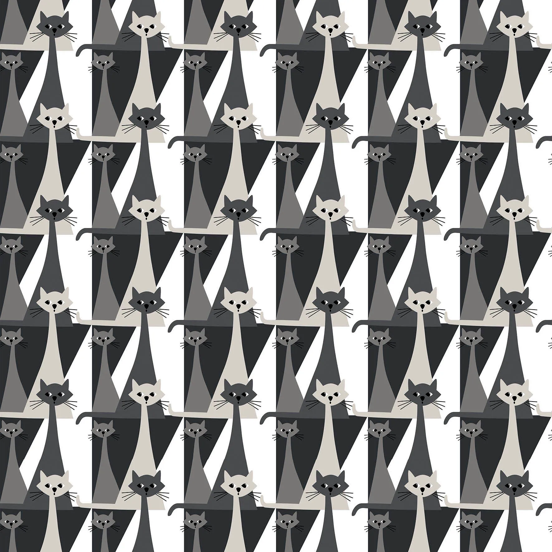 Kitty stof, Grå Arvidssons Textil