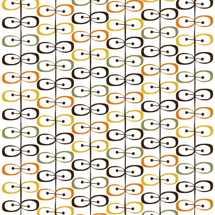 Kiwi stof - Gul/Orange - Arvidssons Textil