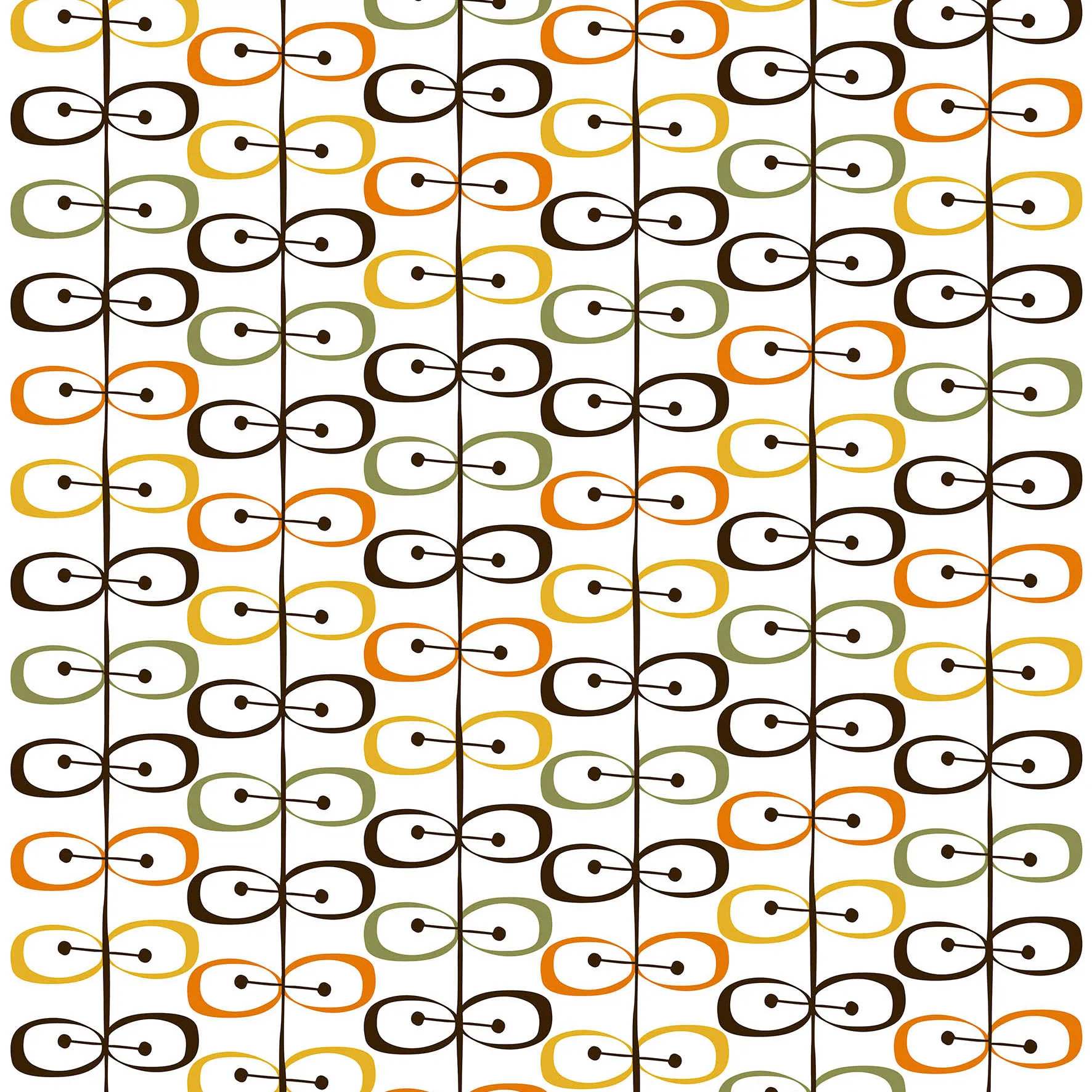 Kiwi voksdug, Gul/Orange Arvidssons Textil
