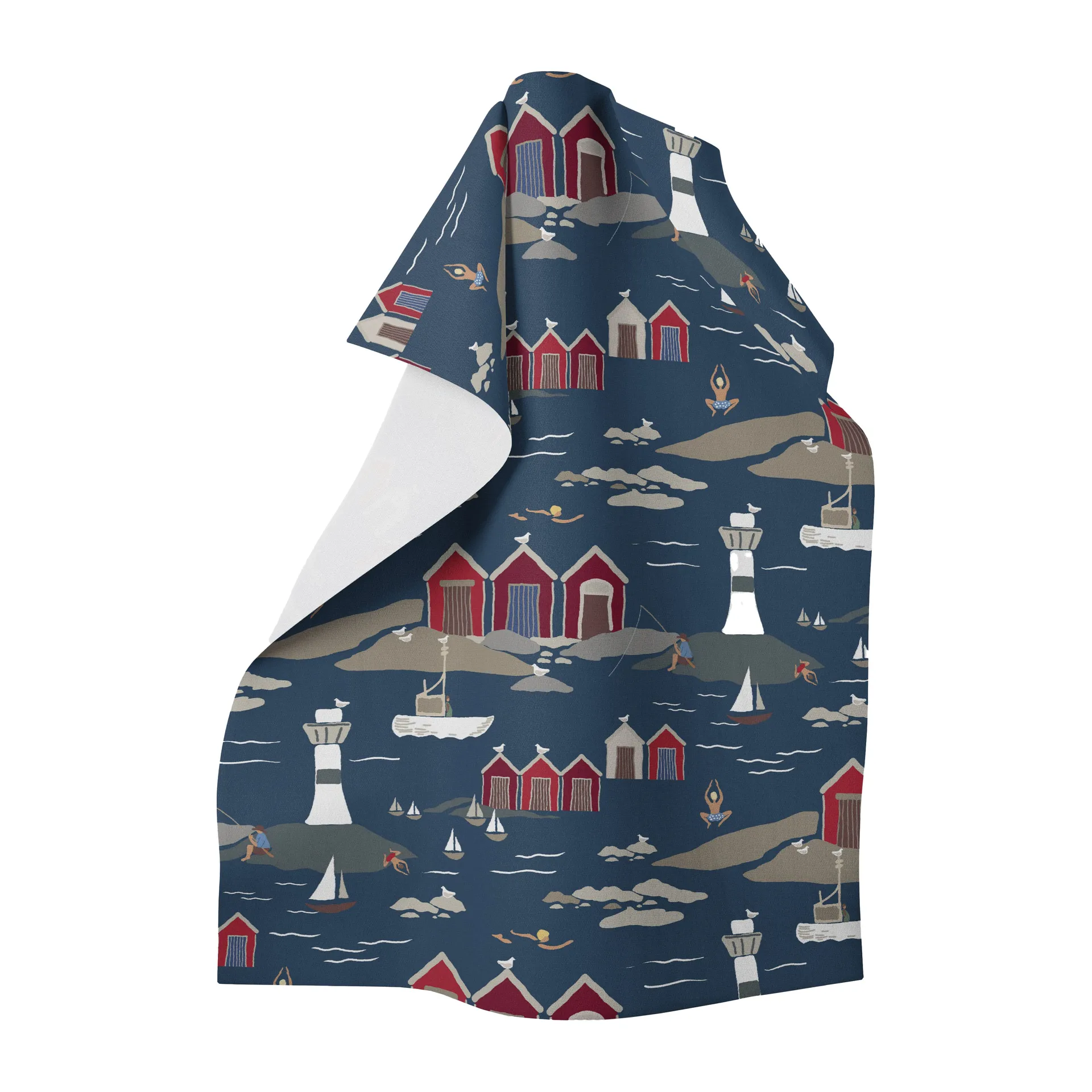 Kust viskestykke 65x85 cm, Blå Arvidssons Textil