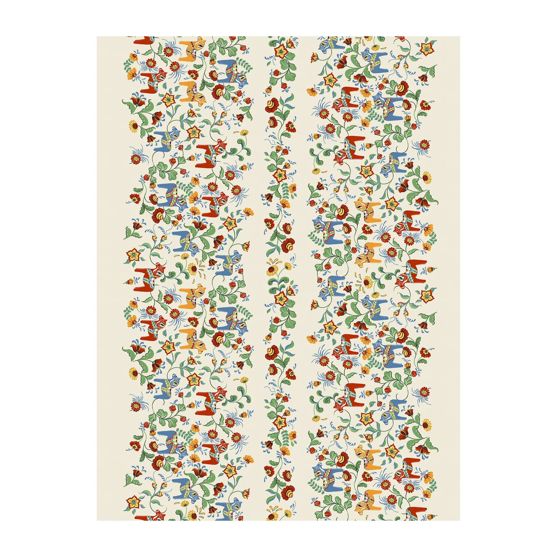 Leksand Bård voksdug, Beige Arvidssons Textil