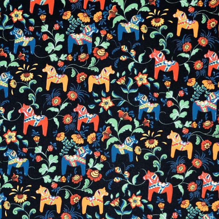 Leksand mini tekstil, sort Arvidssons Textil