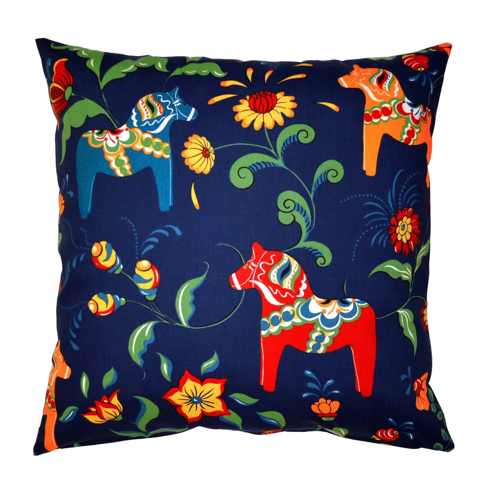 Leksand pudebetræk, blå Arvidssons Textil