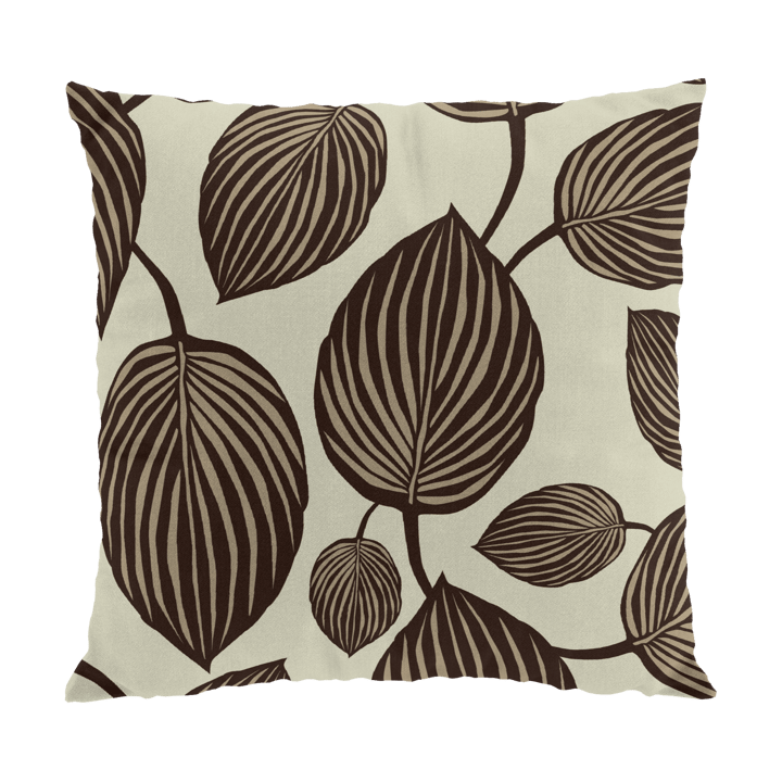 Lyckans blad pudebetræk 45x45 cm - Brun - Arvidssons Textil
