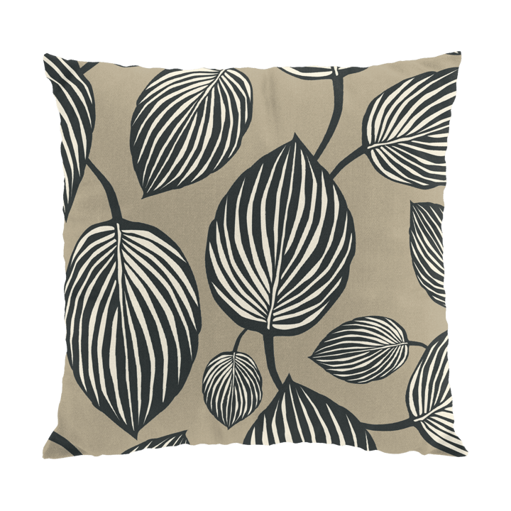 Lyckans blad pudebetræk 45x45 cm - Grå - Arvidssons Textil