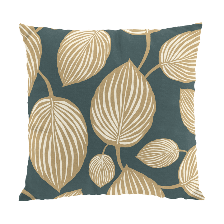 Lyckans blad pudebetræk 45x45 cm - Turkis - Arvidssons Textil