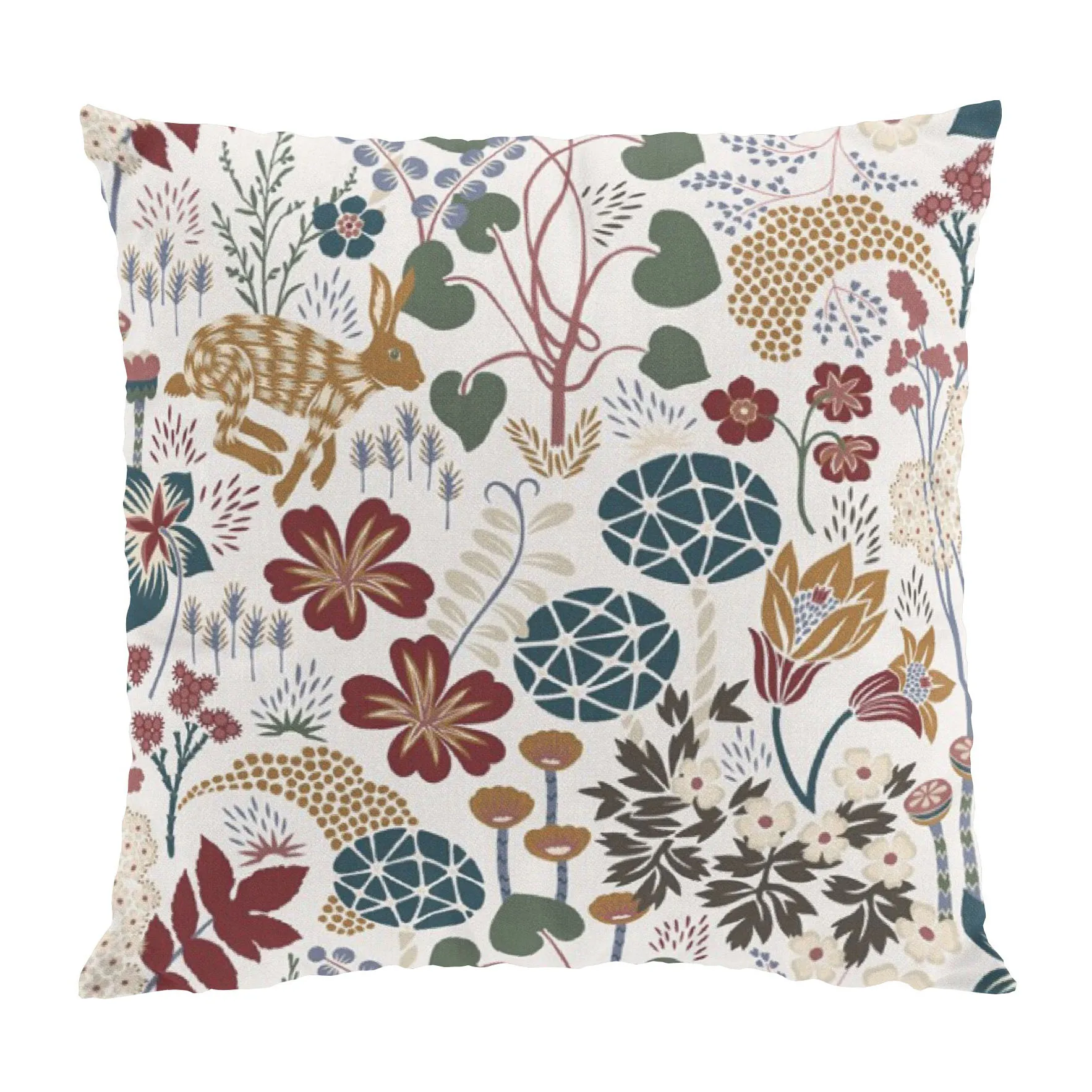 Lyckeflykt pudebetræk 47x47 cm, Rust/Brun Arvidssons Textil